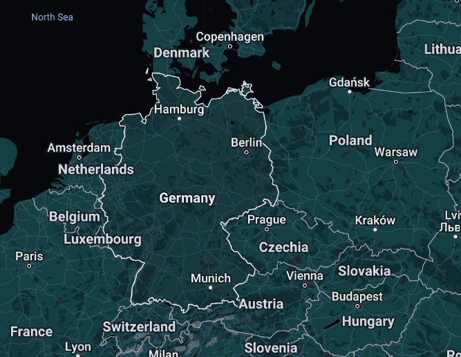Map of Germany