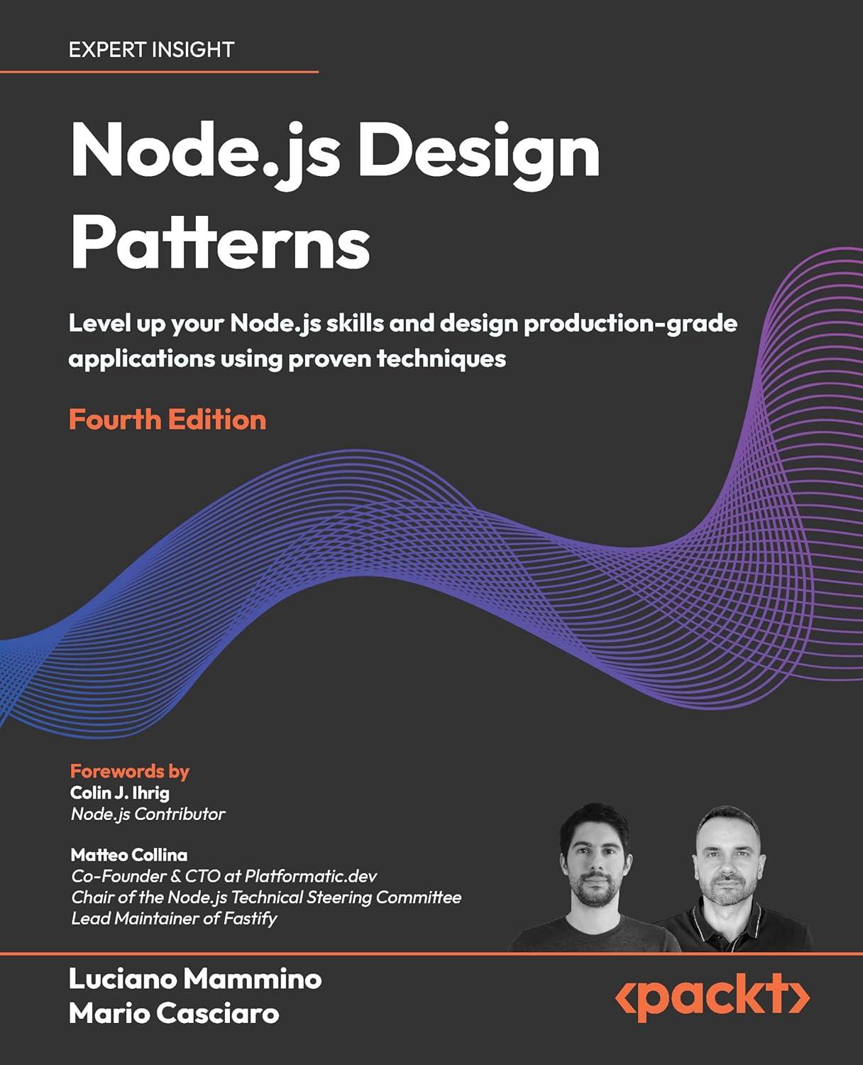 Node.js Design Patterns book cover